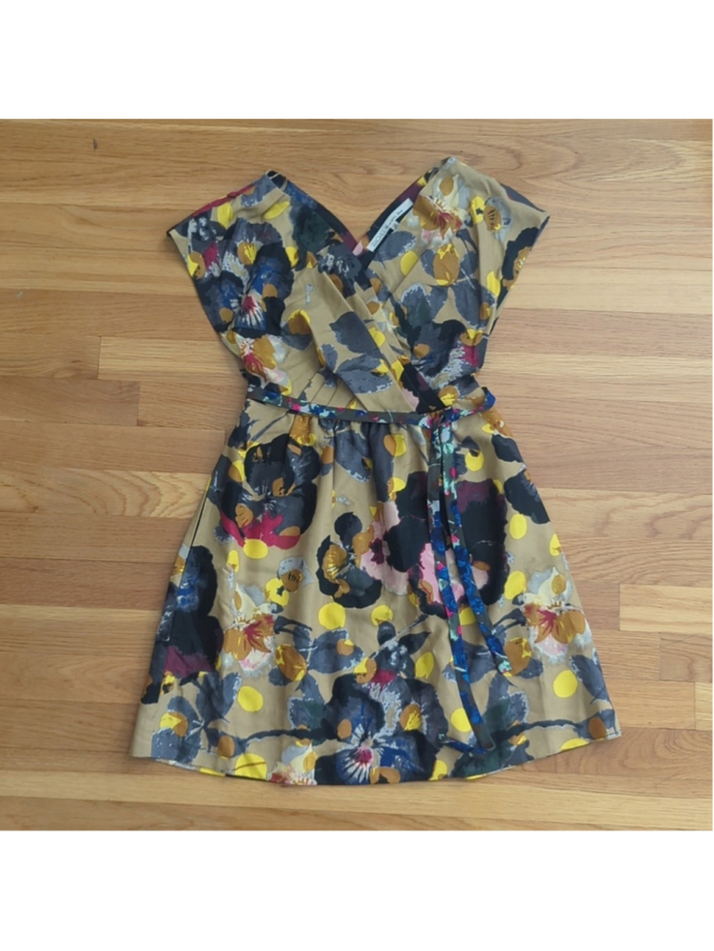 Rachel Roy Floral Mini Dress XS - Picture 3 of 12